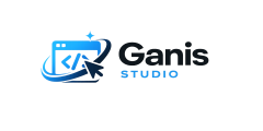 Logo moderno para agência digital sem fundo